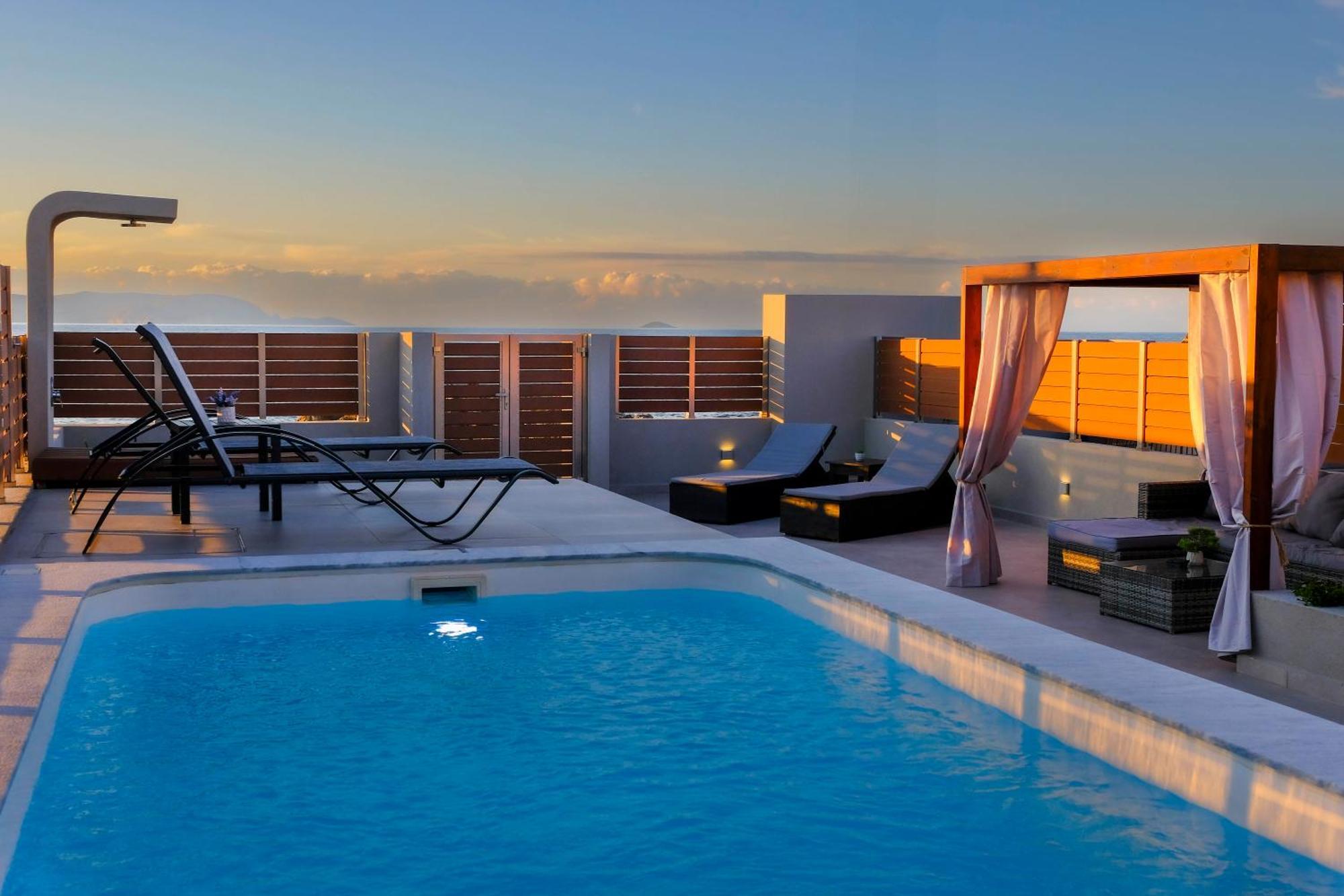Blue Velvet Coast Luxury Villas Kokkini Hani Exterior foto